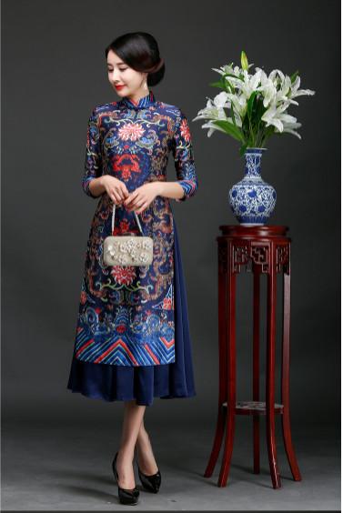 SET ÁO DÀI LONG BÀO - AV358